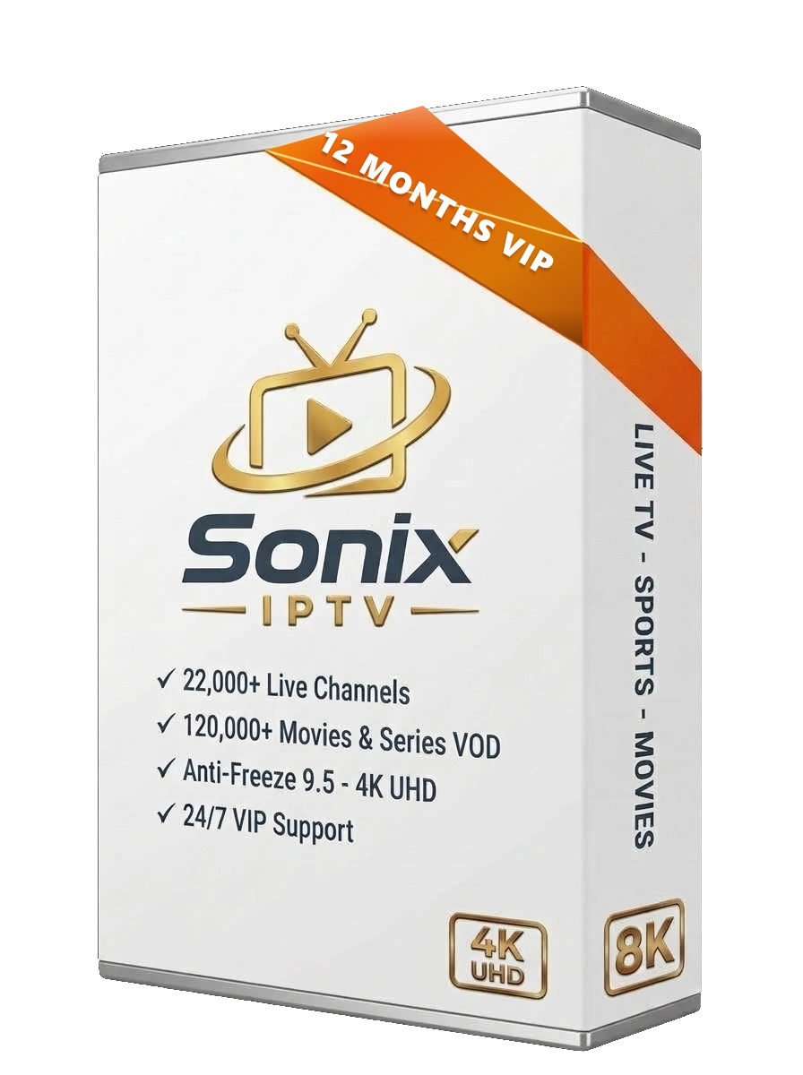 Sonix IPTV 12 MONTHS 3D Package Box